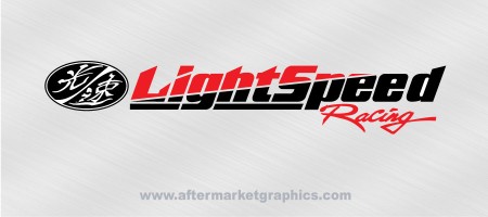 Lightspeed Racing Decals - Pair (2 pieces)